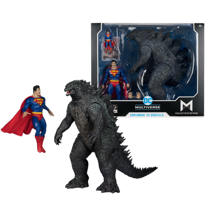 McFarlane Toys DC Justice League Monsterverse: Superman Vs Godzilla Action Figure 2 Pack