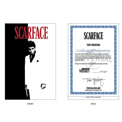 McFarlane Toys Scarface Tony Montana Movie Maniacs 6" Figure