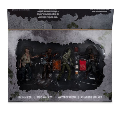 McFarlane Toys The Walking Dead Walkers Figure Set 4 Pack
