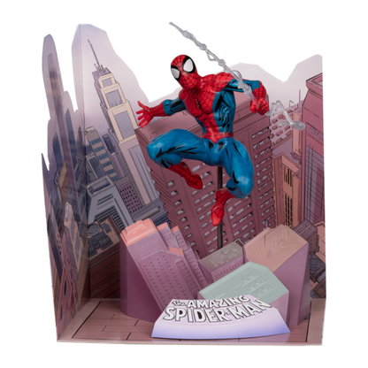 McFarlane Toys Marvel Spider Man "The Amazing Spider Man #1" 1:10 Scale Posed Figure