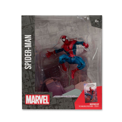 McFarlane Toys Marvel Spider Man "The Amazing Spider Man #1" 1:10 Scale Posed Figure