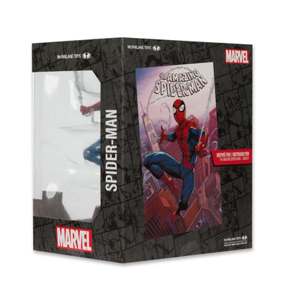 McFarlane Toys Marvel Spider Man "The Amazing Spider Man #1" 1:10 Scale Posed Figure