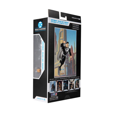 McFarlane Toys Superman: The Animated Series Superman Black Suit 7" Action Figure