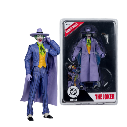McFarlane Toys DC Direct The Joker (Crisis On Infinite Earths) Page Punchers 7 " Figure with Comic