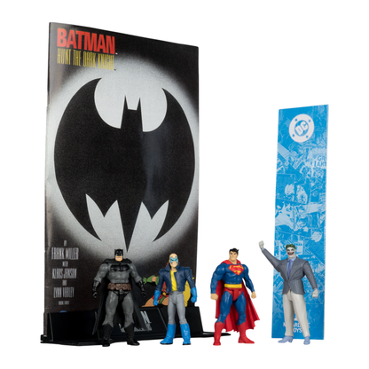 McFarlane Toys DC Comics Batman, Son Of Batman, Superman & Joker Page Punchers 3" Figure with Comic 4 Pack