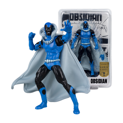 McFarlane Toys DC Comics    Obsidian (Infinity Inc #16) Gold Label 7" Action Figure
