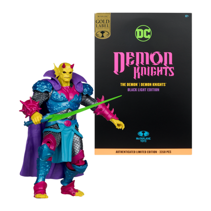 McFarlane Toys DC Comics Demon Black Light Gold Label 7" Figure