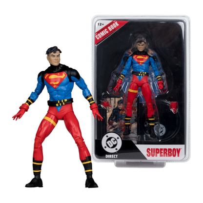 McFarlane Toys DC Comics Superboy (Return Of Superman) Page Punchers 7" Figure with Comics