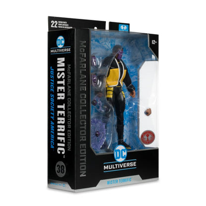 McFarlane Toys JSA (comics) Mr. Terrific (JSA) #38 Mcfarlane Collector Edition 7" Figure [Chase Version]