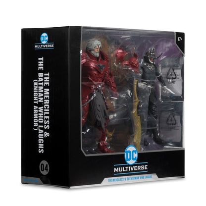 McFarlane Toys DC Comics Batman Who Laughs #4 (Knight Armor) & The Merciless (Dark Multiverse) 2 Pack