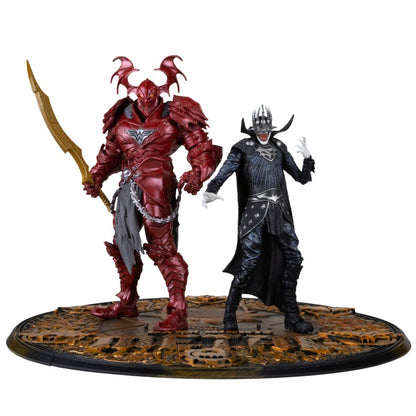 McFarlane Toys DC Comics Batman Who Laughs #4 (Knight Armor) & The Merciless (Dark Multiverse) 2 Pack