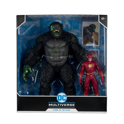 McFarlane Toys DC Comics The Flash Vs Titano 7" Megafig 2 Pack