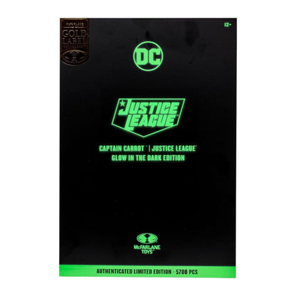 McFarlane Toys DC Multiverse Captain Carrot (Glow in the dark) Gold Label 7" Figure