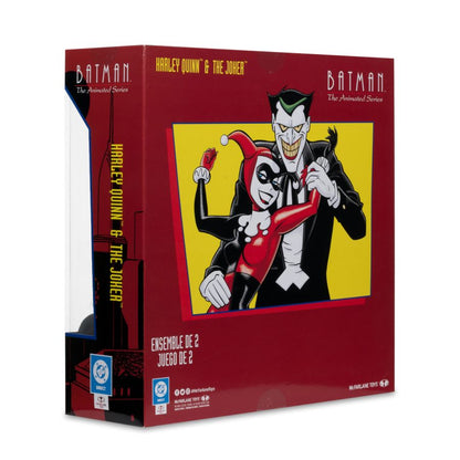 McFarlane Toys DC Direct Batman Animated (Comic) Harley Quinn & The Joker (Mad Love) Gold Label