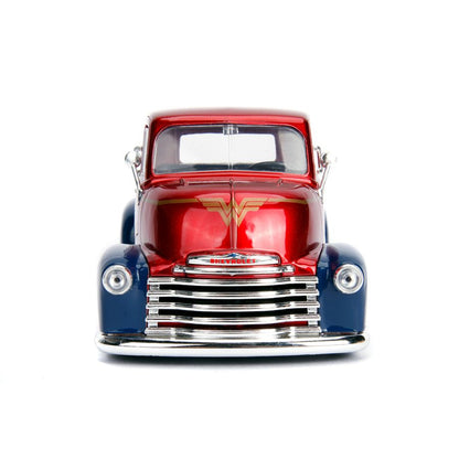 Jada Toys DC Comics Bombshells Wonder Woman Chevy Pickup 1:24 Scale Hollywood Rides Diecast Vehicle