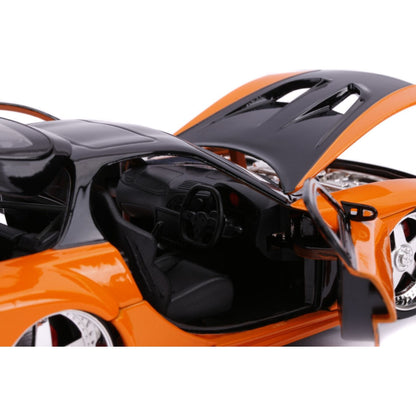 Jada Toys Fast & Furious Han's Mazda RX 7 1:24 Scale Hollywood Ride