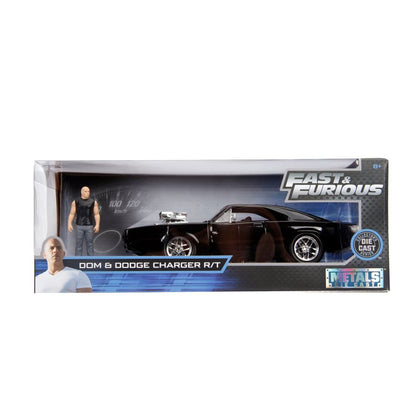 Jada Toys Fast & Furious 1970 Dodge Charger 1:24 with Dom Hollywood Ride
