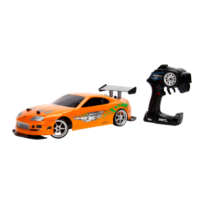 Jada Toys Fast & Furious 1995 Toyota Supra 1:10 Scale Remote Control Drift Car