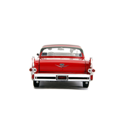 Jada Toys A Nightmare on Elm Street 1958 Cadillac Series 62 1:24 with Figure Hollywood Ride