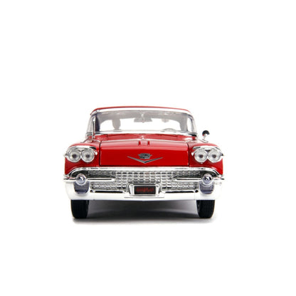 Jada Toys A Nightmare on Elm Street 1958 Cadillac Series 62 1:24 with Figure Hollywood Ride