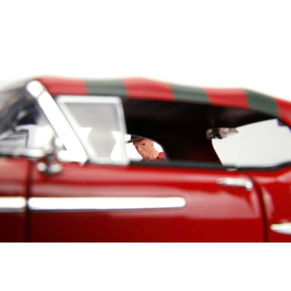 Jada Toys A Nightmare on Elm Street 1958 Cadillac Series 62 1:24 with Figure Hollywood Ride