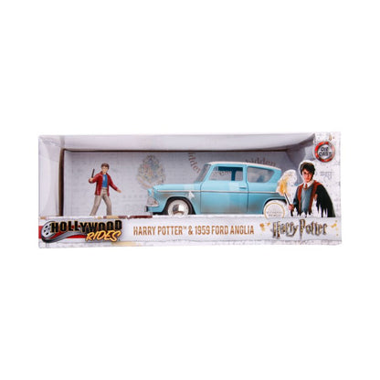 Jada Toys Harry Potter 1959 Ford Anglia 1:24 Hollywood Ride Diecast Vehicle