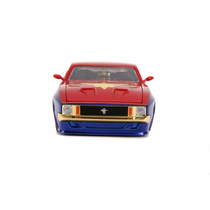Jada Toys Marvel Comics Captain Marvel 1973 Ford Mustang Mach 1 1:24 Scale Hollywood Ride