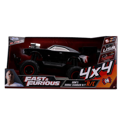 Jada Toys Fast & Furious Dom's 1970 Dodge Charger (Elite Off Road) 1:12 Remote Control Car