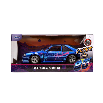 Jada Toys I Love The 80's 1989 Ford Mustang GT 1:24 Scale