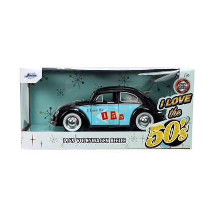 Jada Toys I Love The 50's 1959 Volkswagen Beetle 1:24 Scale