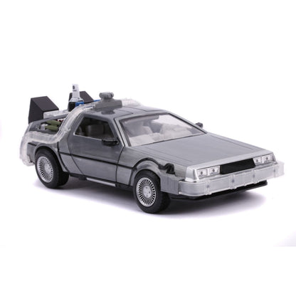 Jada Toys Back to the Future Part II Delorean 1:24 Scale Hollywood Ride
