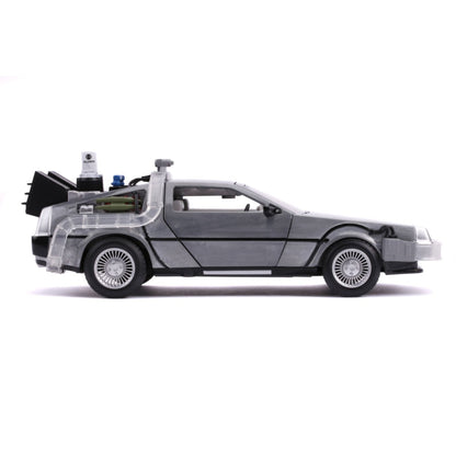 Jada Toys Back to the Future Part II Delorean 1:24 Scale Hollywood Ride