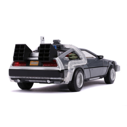 Jada Toys Back to the Future Part II Delorean 1:24 Scale Hollywood Ride