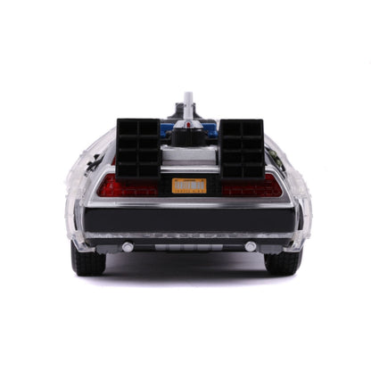 Jada Toys Back to the Future Part II Delorean 1:24 Scale Hollywood Ride