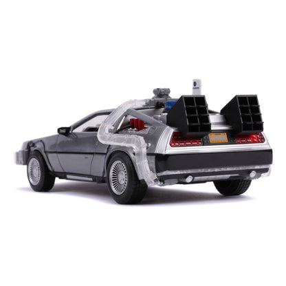 Jada Toys Back to the Future Part II Delorean 1:24 Scale Hollywood Ride