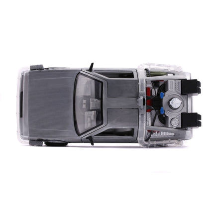 Jada Toys Back to the Future Part II Delorean 1:24 Scale Hollywood Ride