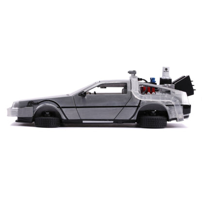 Jada Toys Back to the Future Part II Delorean 1:24 Scale Hollywood Ride