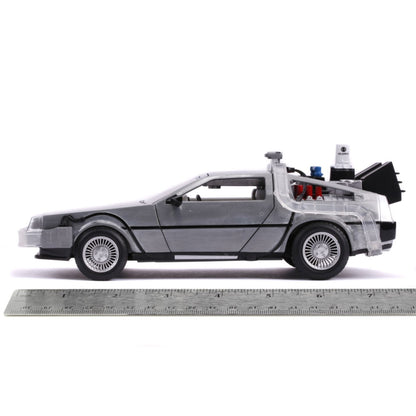 Jada Toys Back to the Future Part II Delorean 1:24 Scale Hollywood Ride
