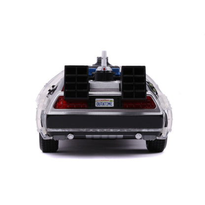 Jada Toys Back to the Future Part II Delorean 1:24 Scale Hollywood Ride