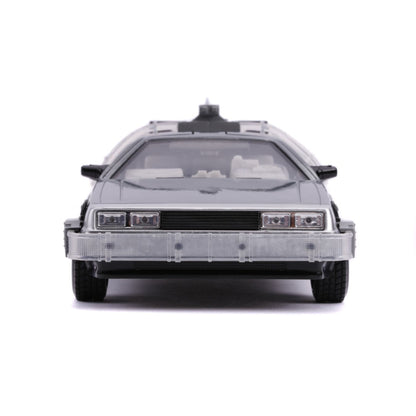 Jada Toys Back to the Future Part II Delorean 1:24 Scale Hollywood Ride