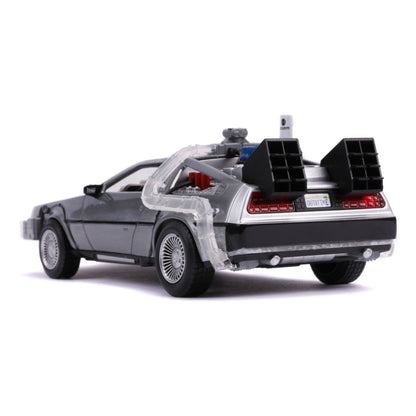 Jada Toys Back to the Future Part II Delorean 1:24 Scale Hollywood Ride