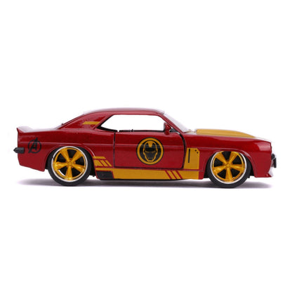 Jada Toys Marvel Comics Iron Man 1969 Chevy Camaro 1:32 Scale Hollywood Ride