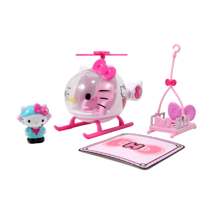 Jada Toys Hello Kitty 7'' Helicopter Playset