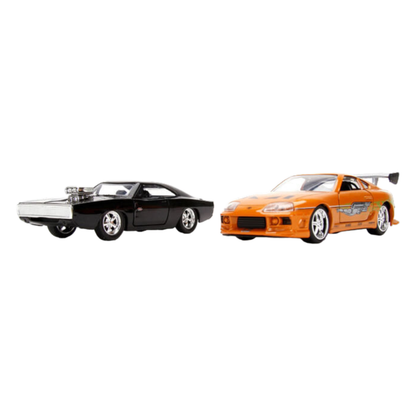Jada Toys Fast & Furious Don's Charger & Brian's Supra 1:32 Scale Diecast Hollywood Ride [Twin Pack]