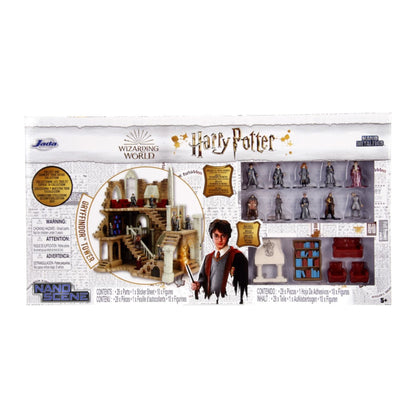Jada Toys Harry Potter Hogwarts Scene with 10 Nano MetalFig Play Set