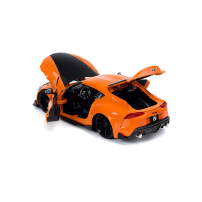 Jada Toys Fast & Furious 2020 Toyota Supra Metallic Orange 1:24 Scale Hollywood Ride
