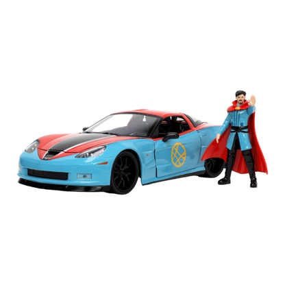 Jada Toys Avengers (comics) Doctor Strange & 2006 Chevrolet Corvette Z06 1:24 Scale