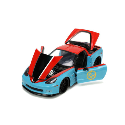 Jada Toys Avengers (comics) Doctor Strange & 2006 Chevrolet Corvette Z06 1:24 Scale