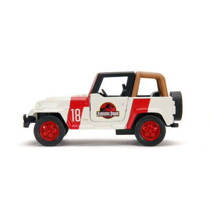 Jada Toys Jurassic World 1992 Jeep Wrangler 1:32 Scale Hollywood Ride