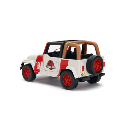 Jada Toys Jurassic World 1992 Jeep Wrangler 1:32 Scale Hollywood Ride